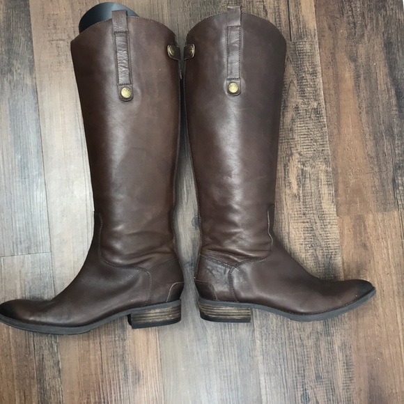Sam Edelman Shoes - Sam Edelman Penny Leather Riding Boots Size 9M
